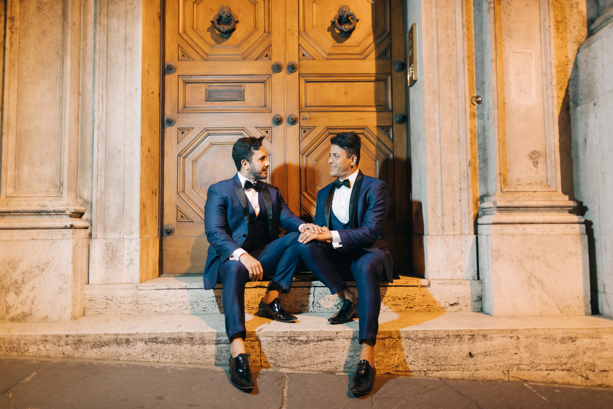 Ensaio de casal em Roma.