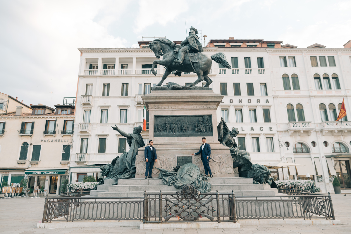Ensaio de casal em Veneza.