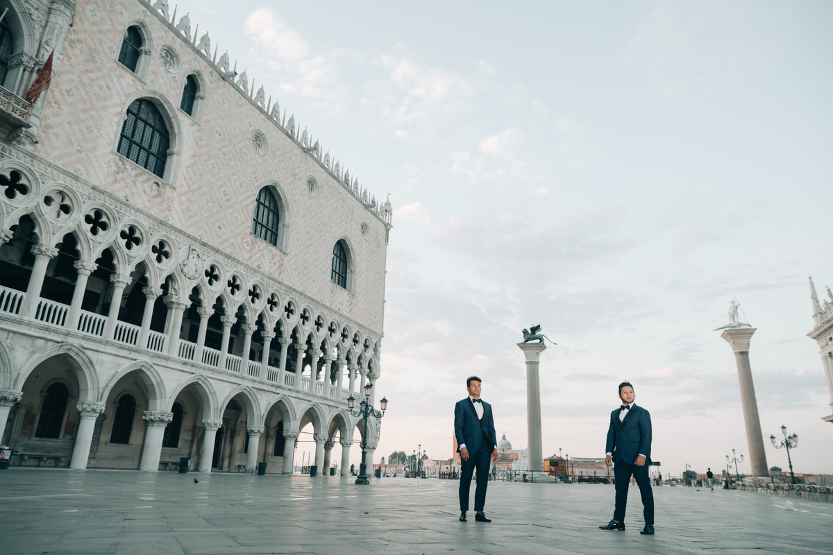 Ensaio de casal em Veneza.