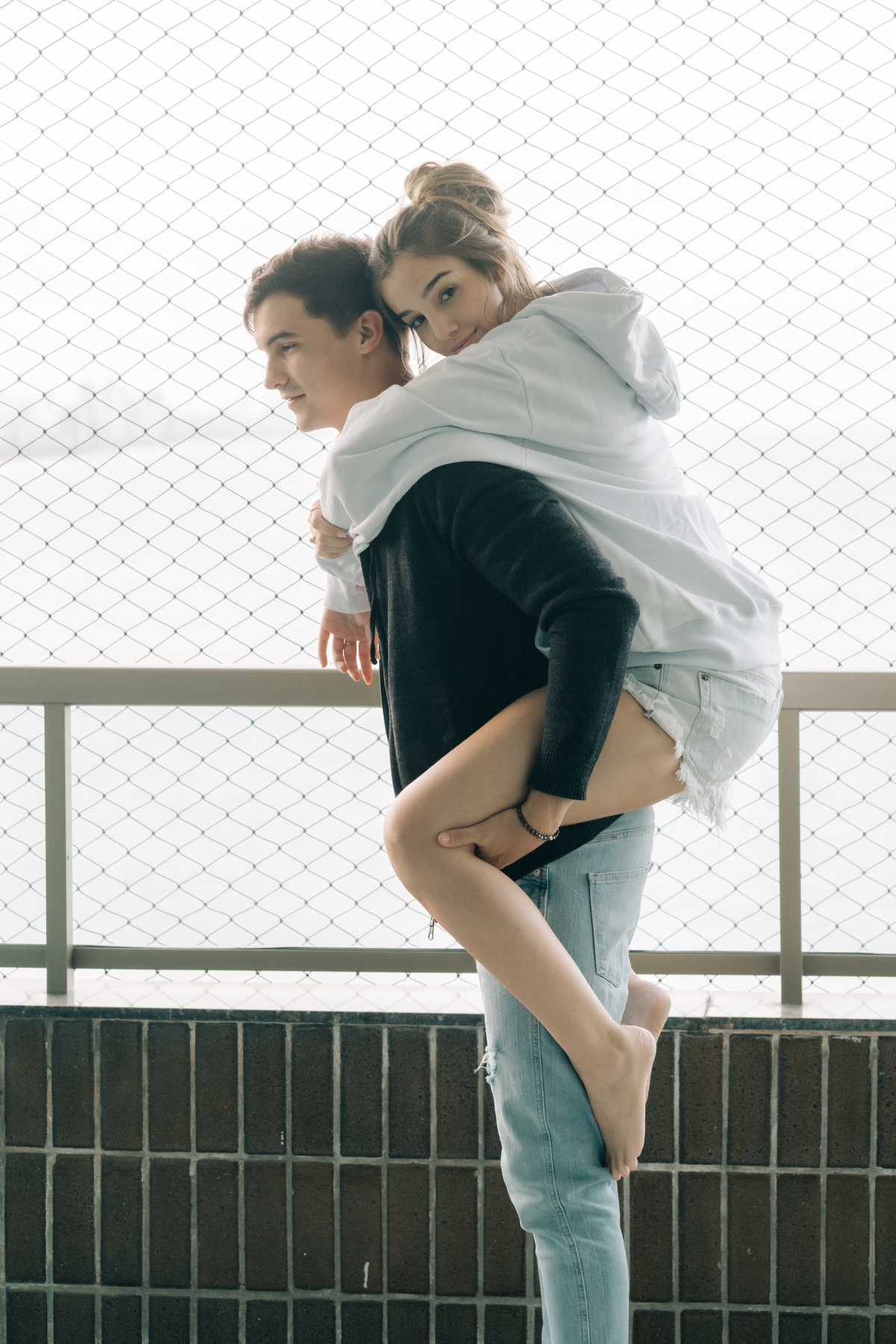 Ensaio pré casamento em casa.