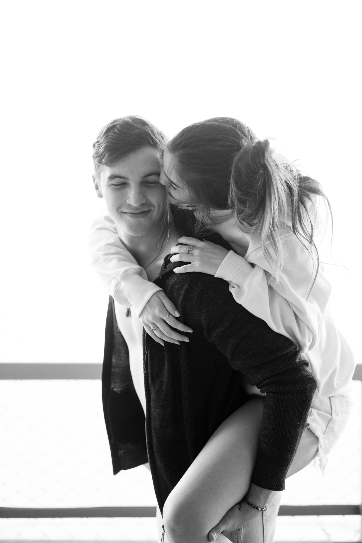 Ensaio pré casamento em casa.