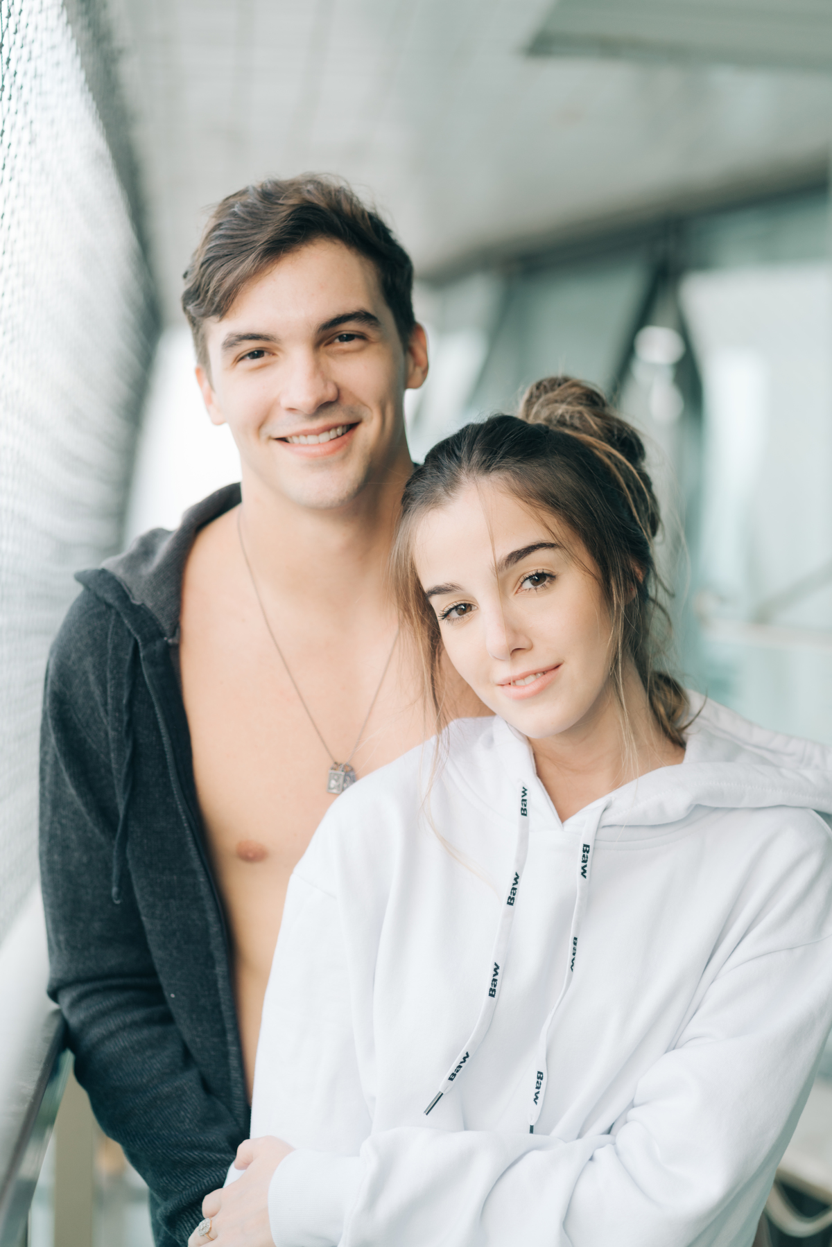 Ensaio pré casamento em casa.