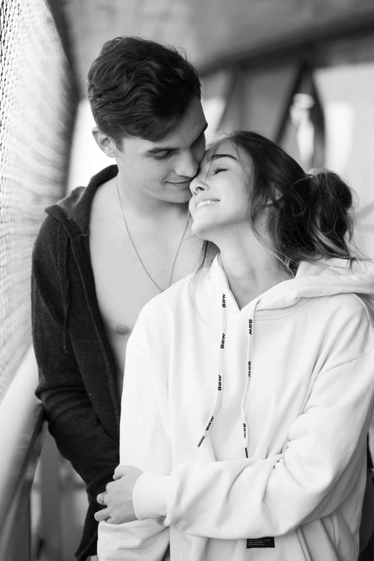 Ensaio pré casamento em casa.