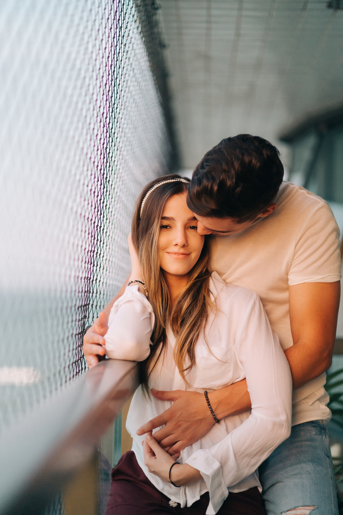 Ensaio pré casamento em casa.
