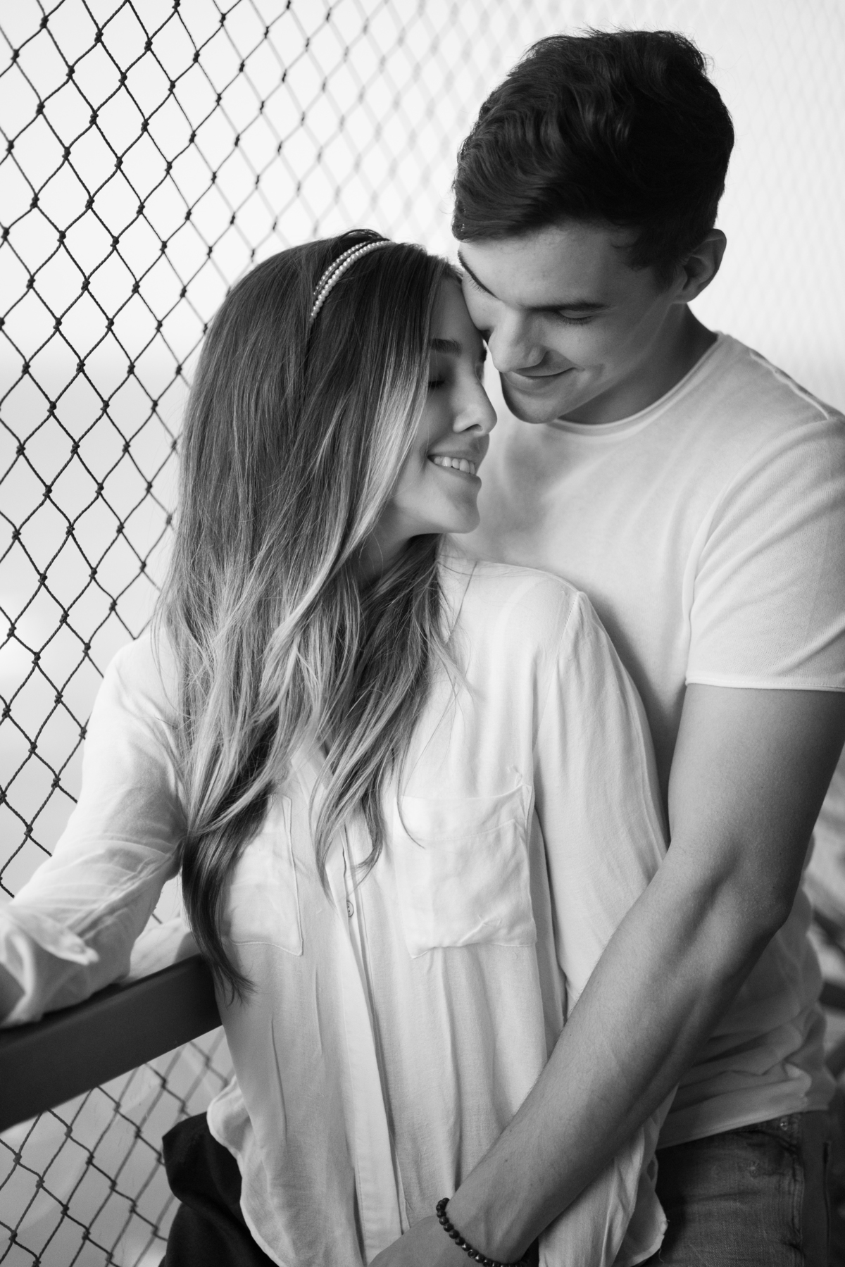 Ensaio pré casamento em casa.