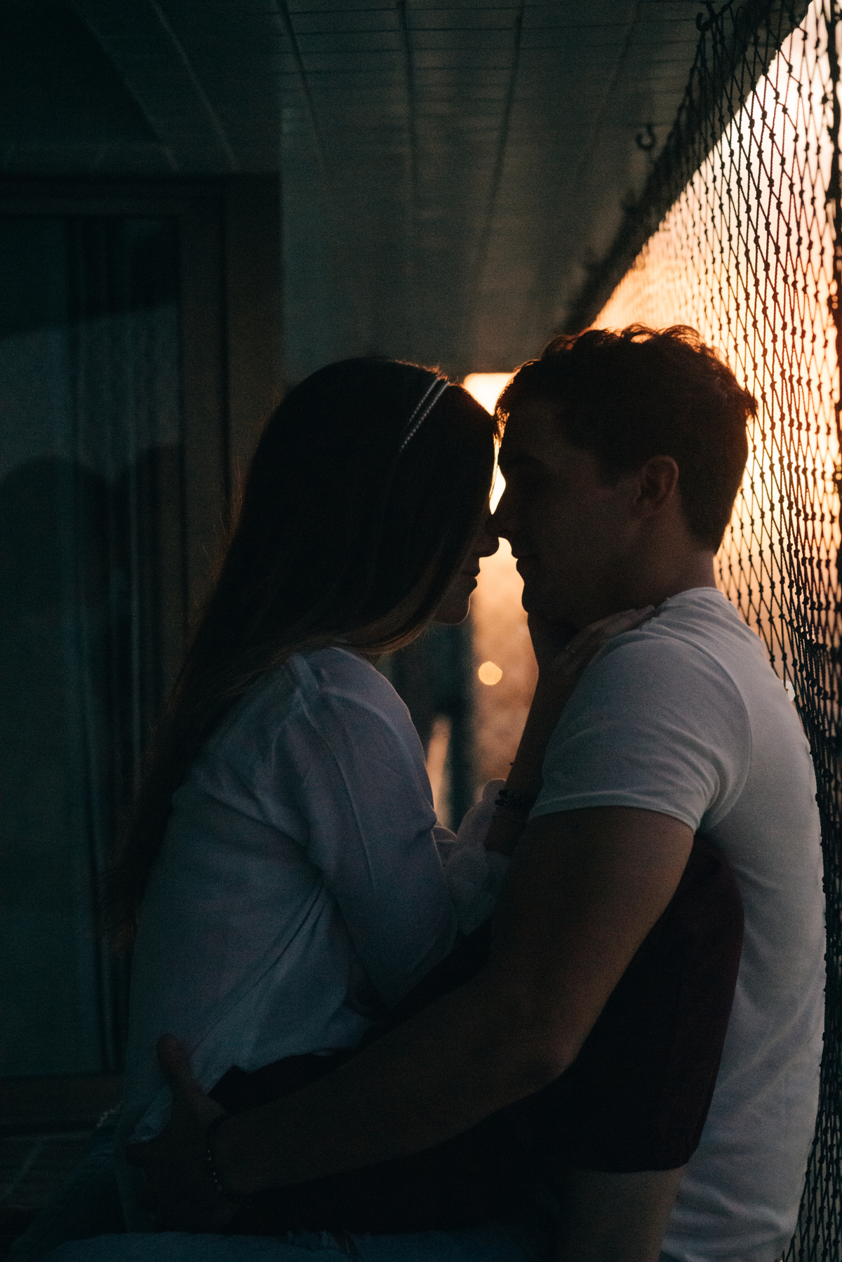 Ensaio pré casamento em casa.