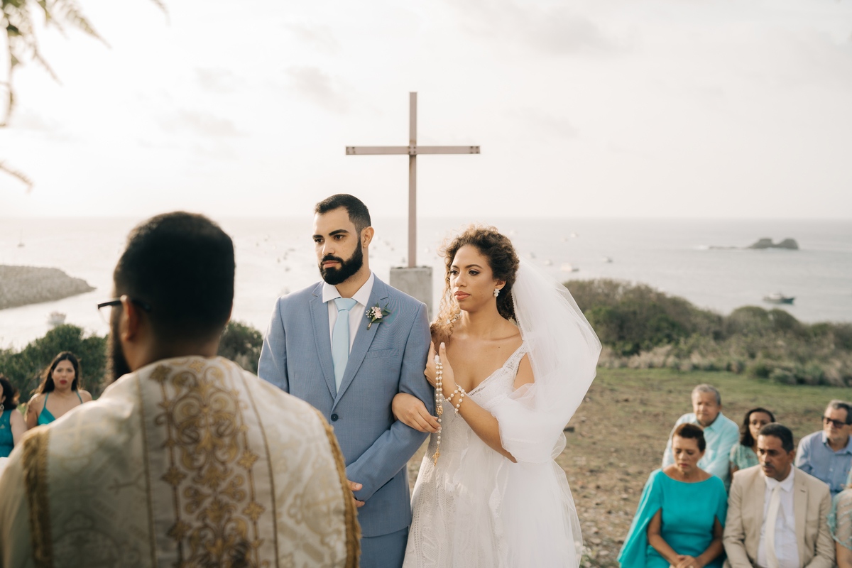 Casamento em Fernando de Noronha.