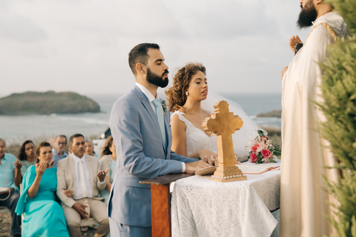 Casamento em Fernando de Noronha.