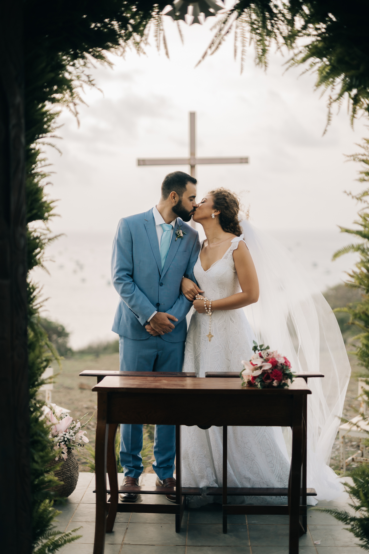 Casamento em Fernando de Noronha.