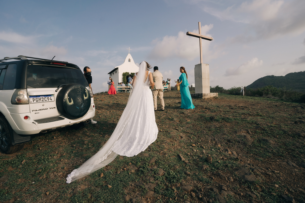 Casamento em Fernando de Noronha.
