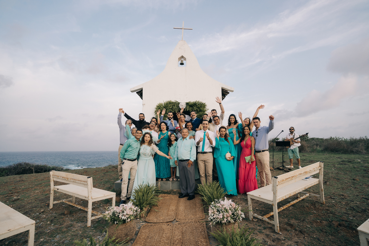 Casamento em Fernando de Noronha.