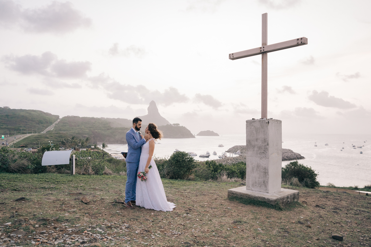 Casamento em Fernando de Noronha.