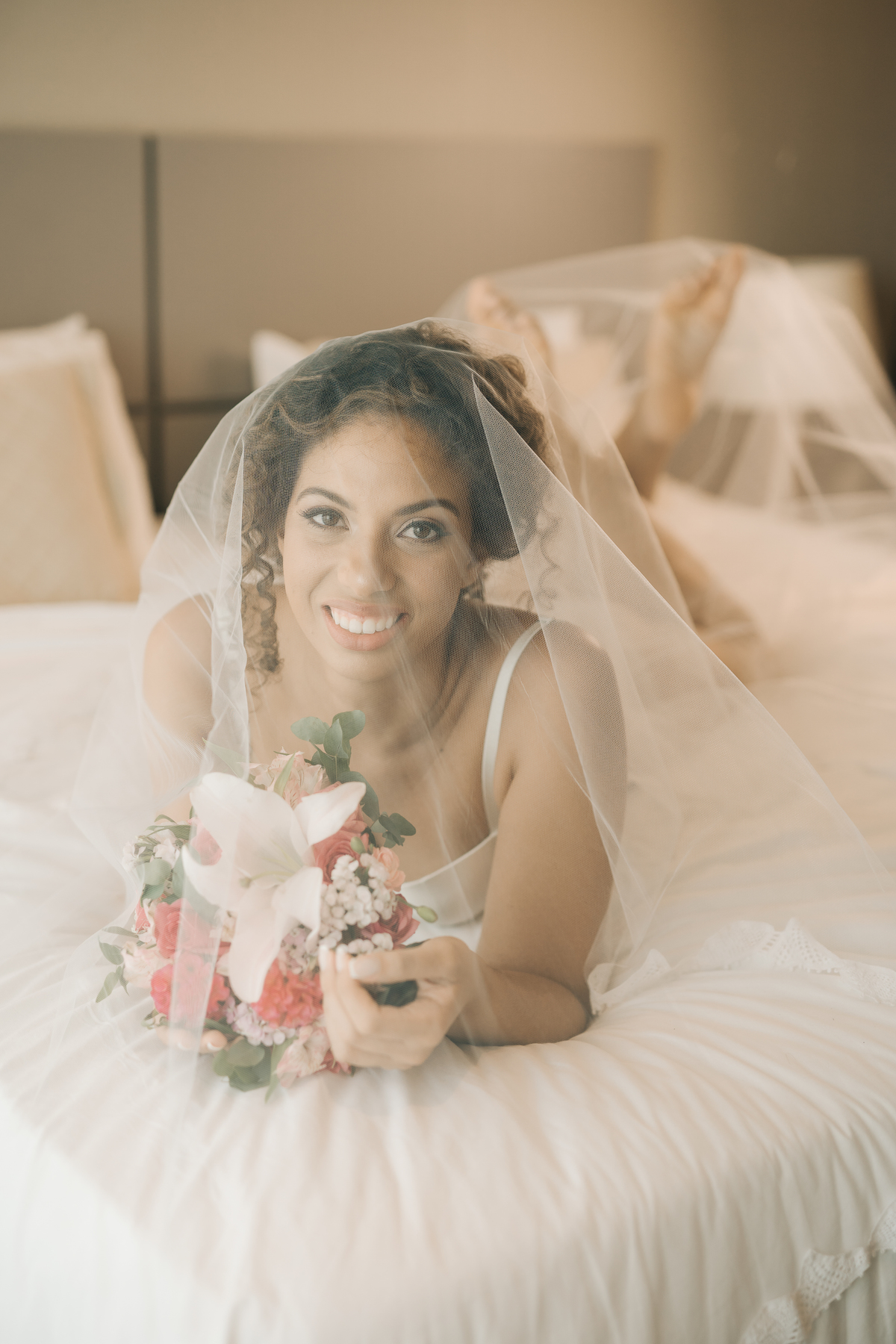 Making of da noiva em Noronha.