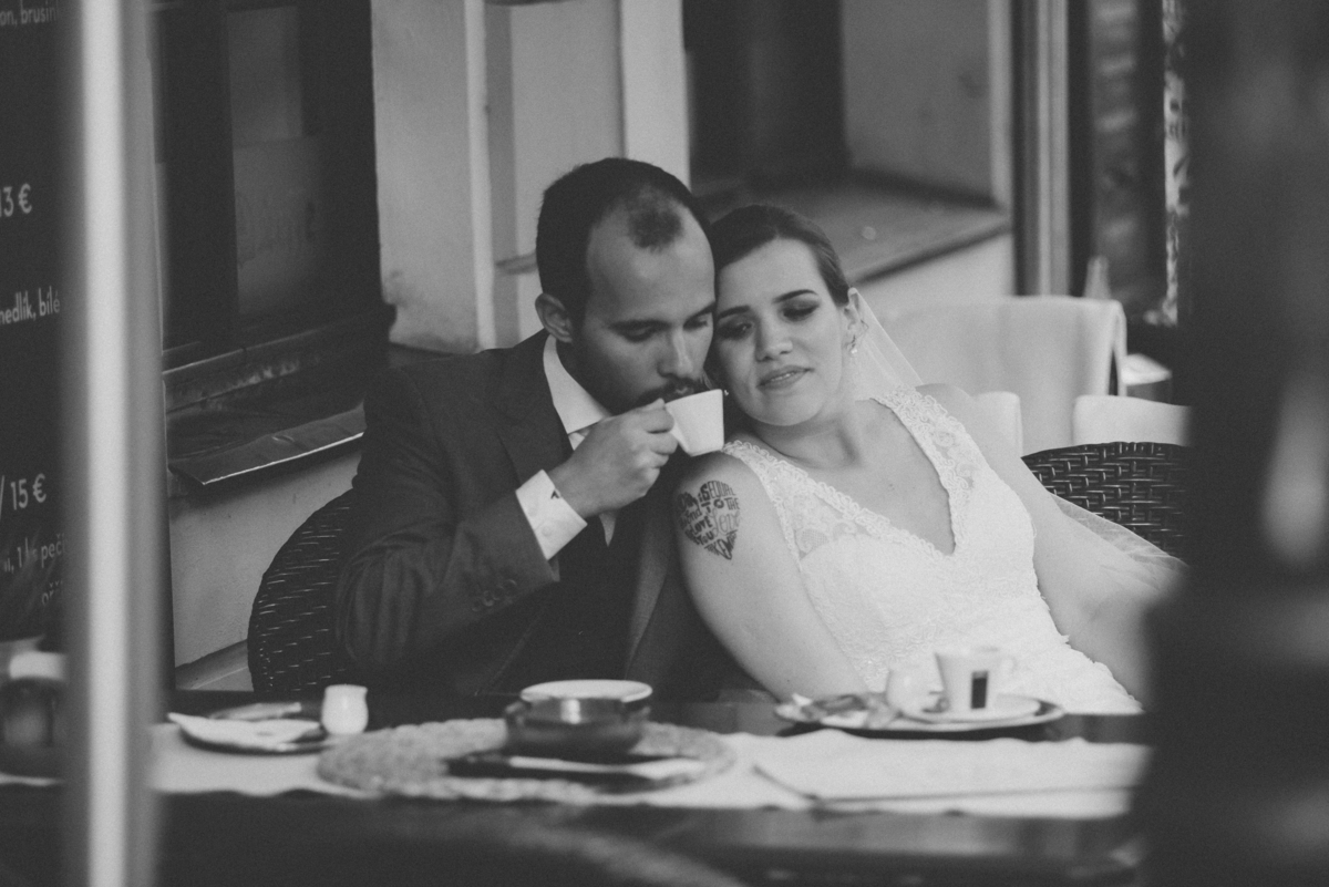 Ensaio de casal em Praga.