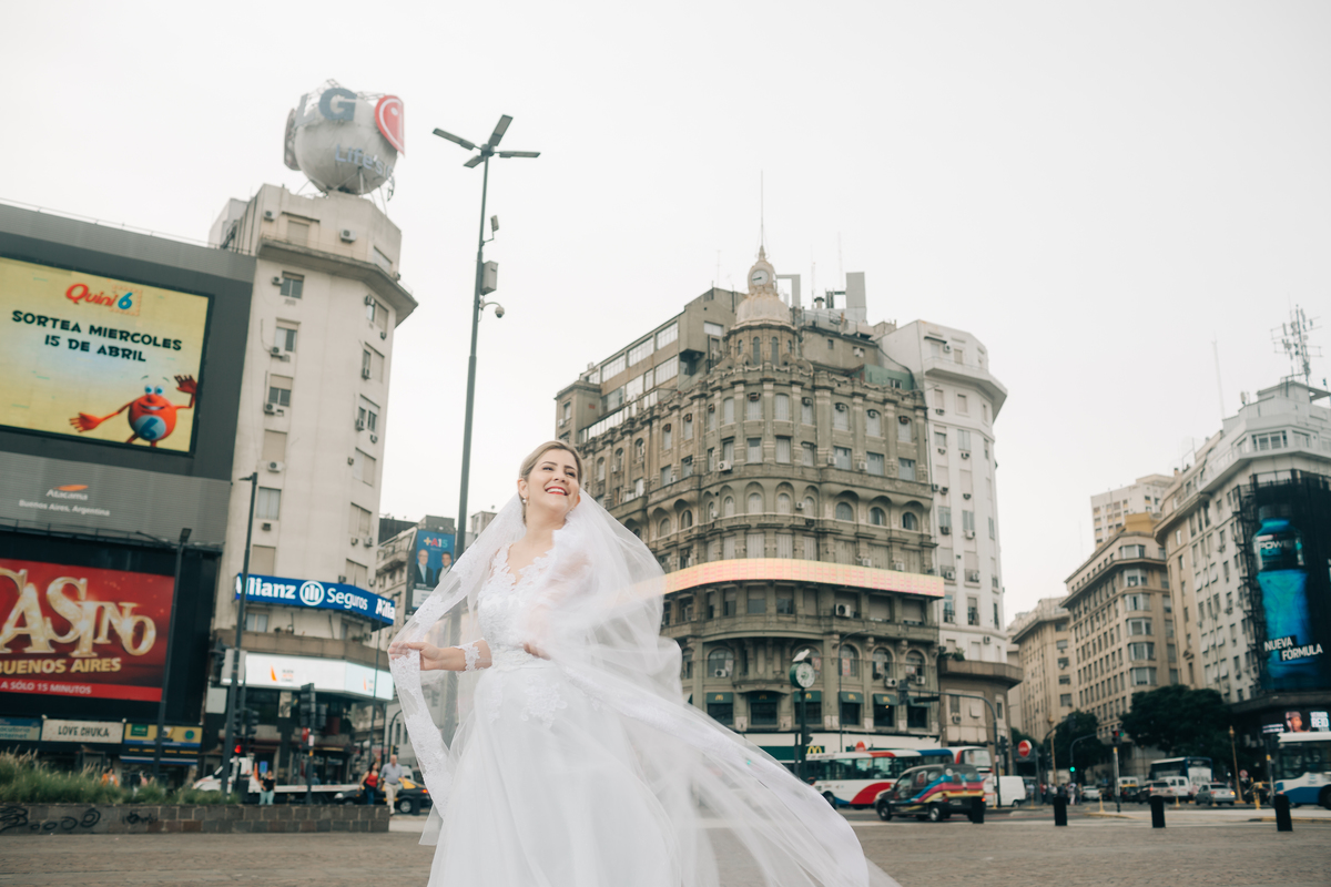 Ensaio de casal em Buenos Aires.