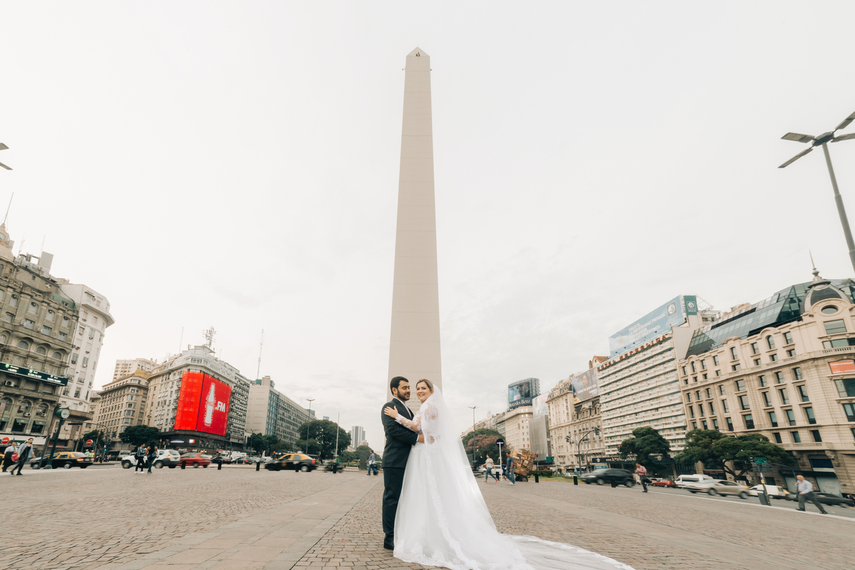 Ensaio de casal em Buenos Aires.