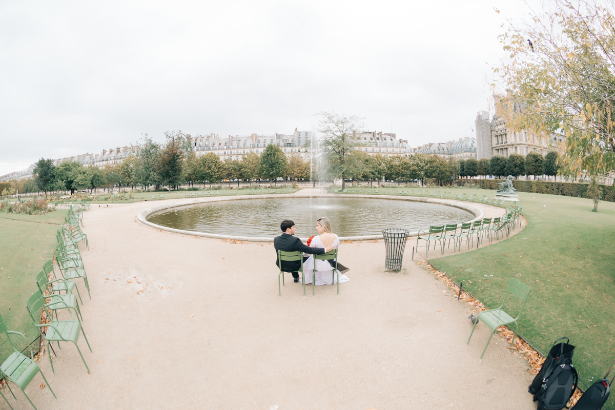 Ensaio de casal em Paris.