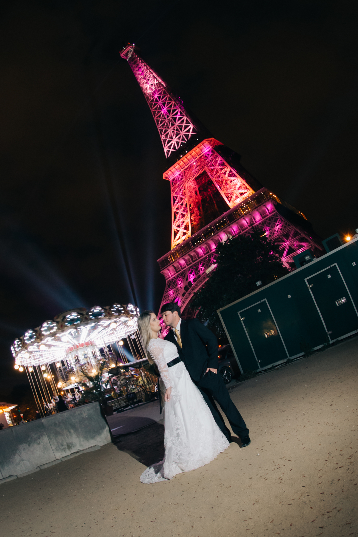 Ensaio de casal em Paris.