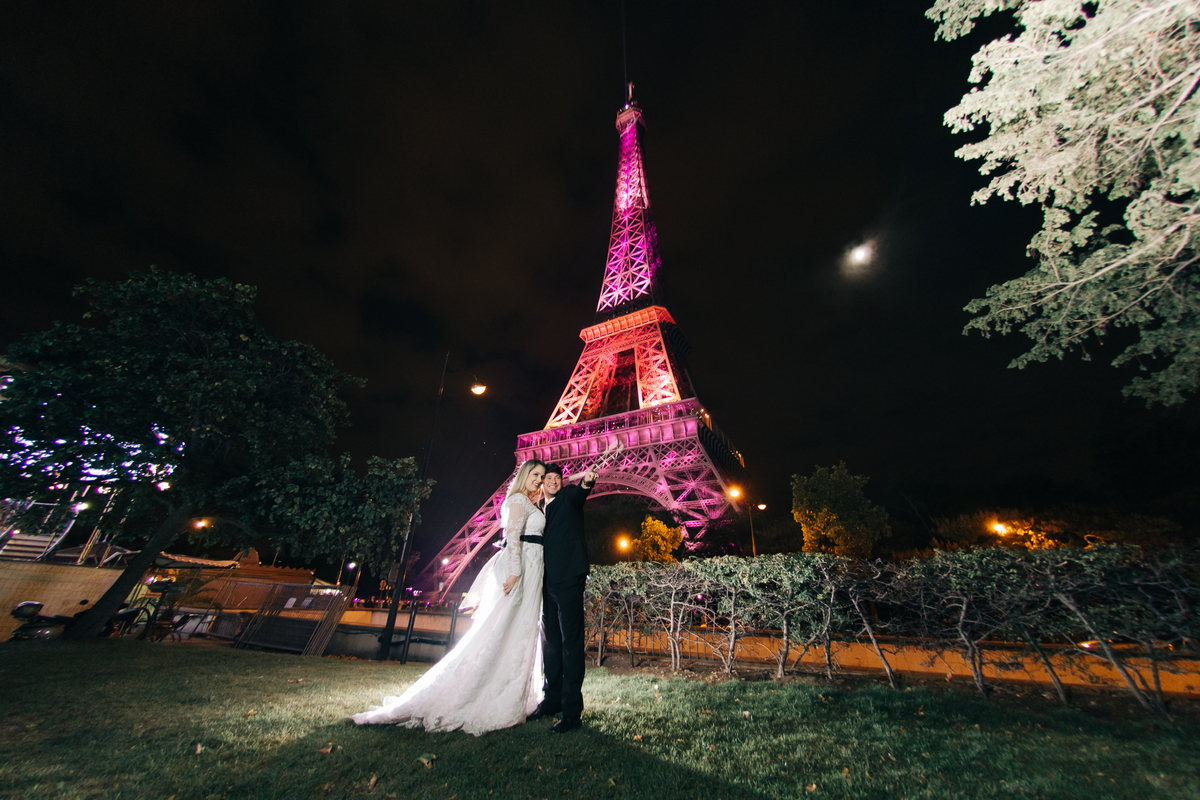 Ensaio de casal em Paris.