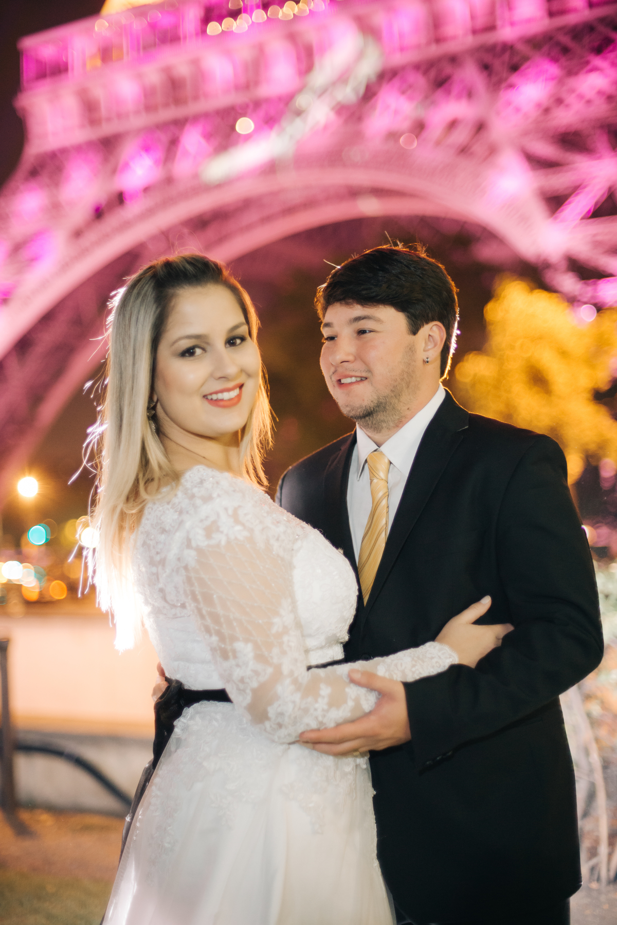 Ensaio de casal em Paris.