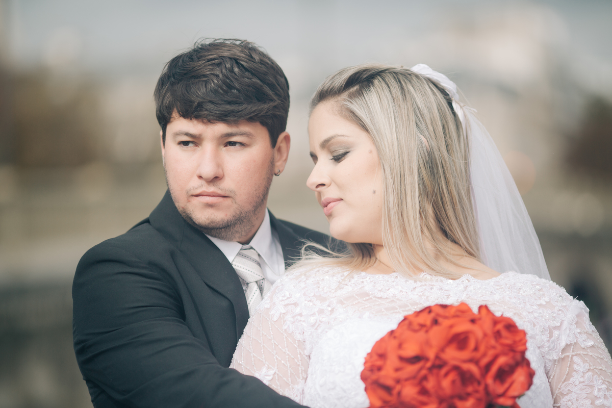 Ensaio de casal em Paris.