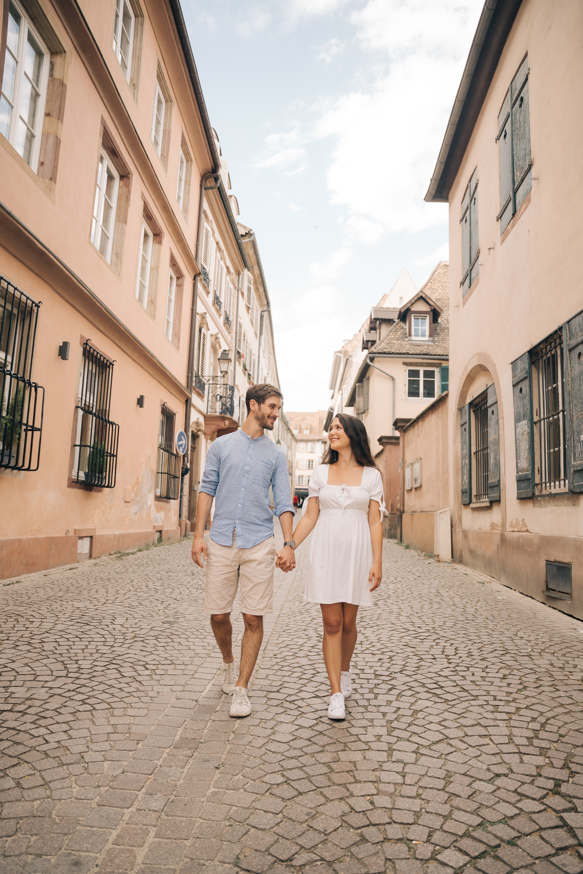 Ensaio de casal em Strasbourg.
