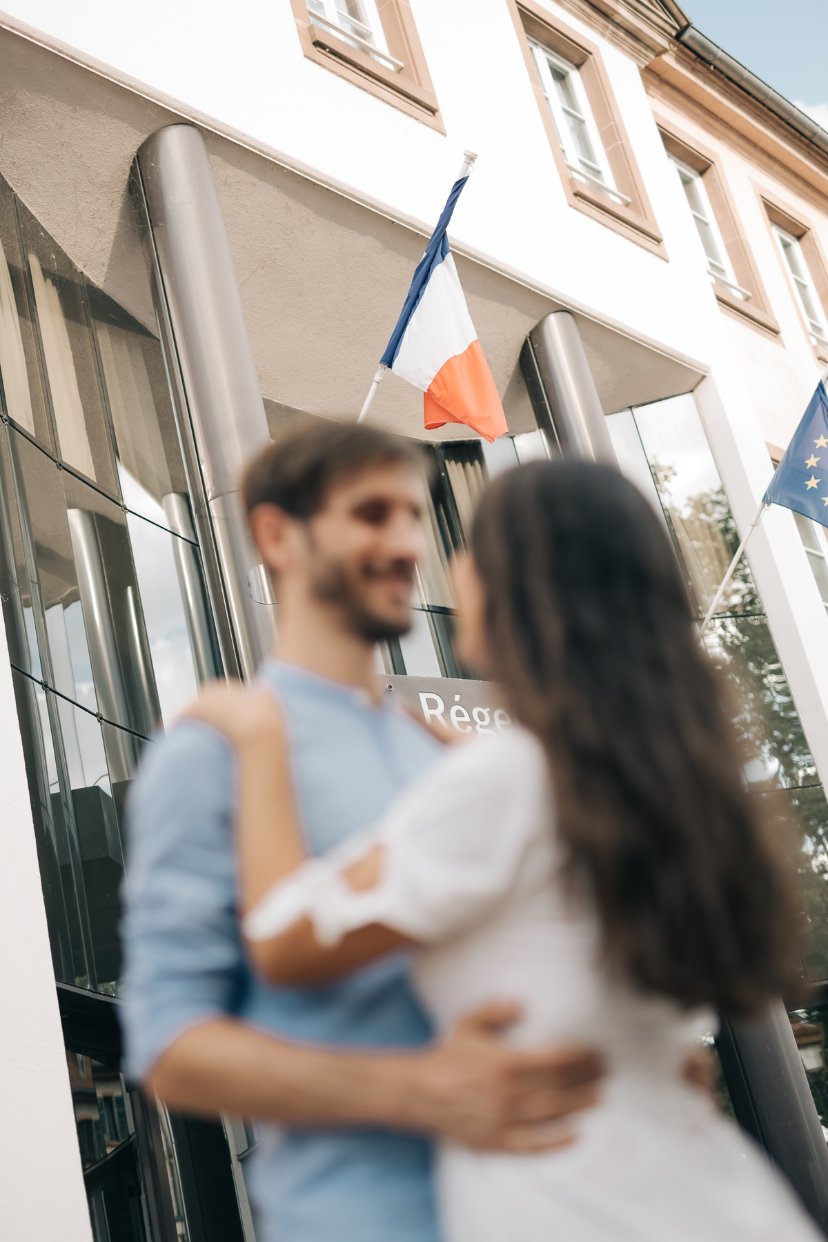 Ensaio de casal em Strasbourg.