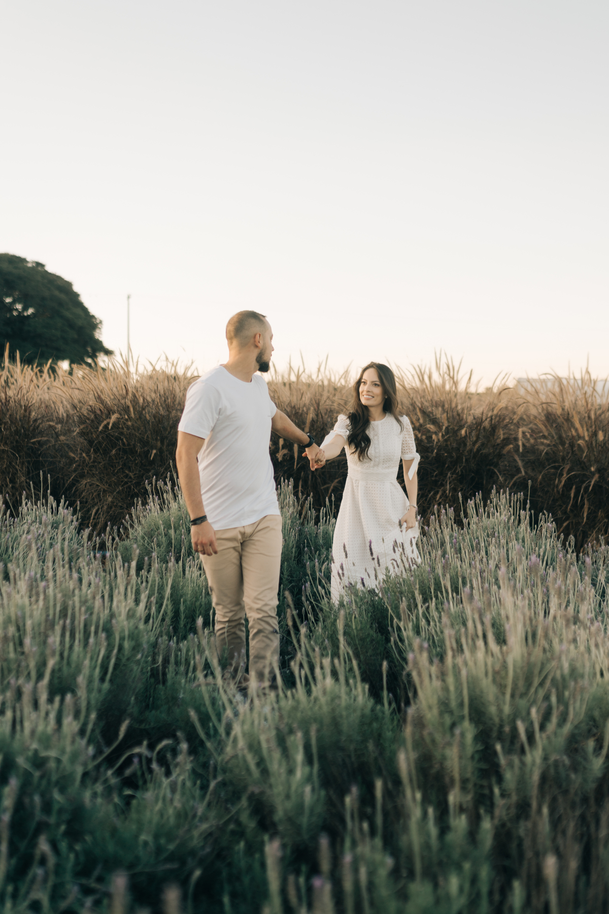 Fotos de casal em Holambra.
