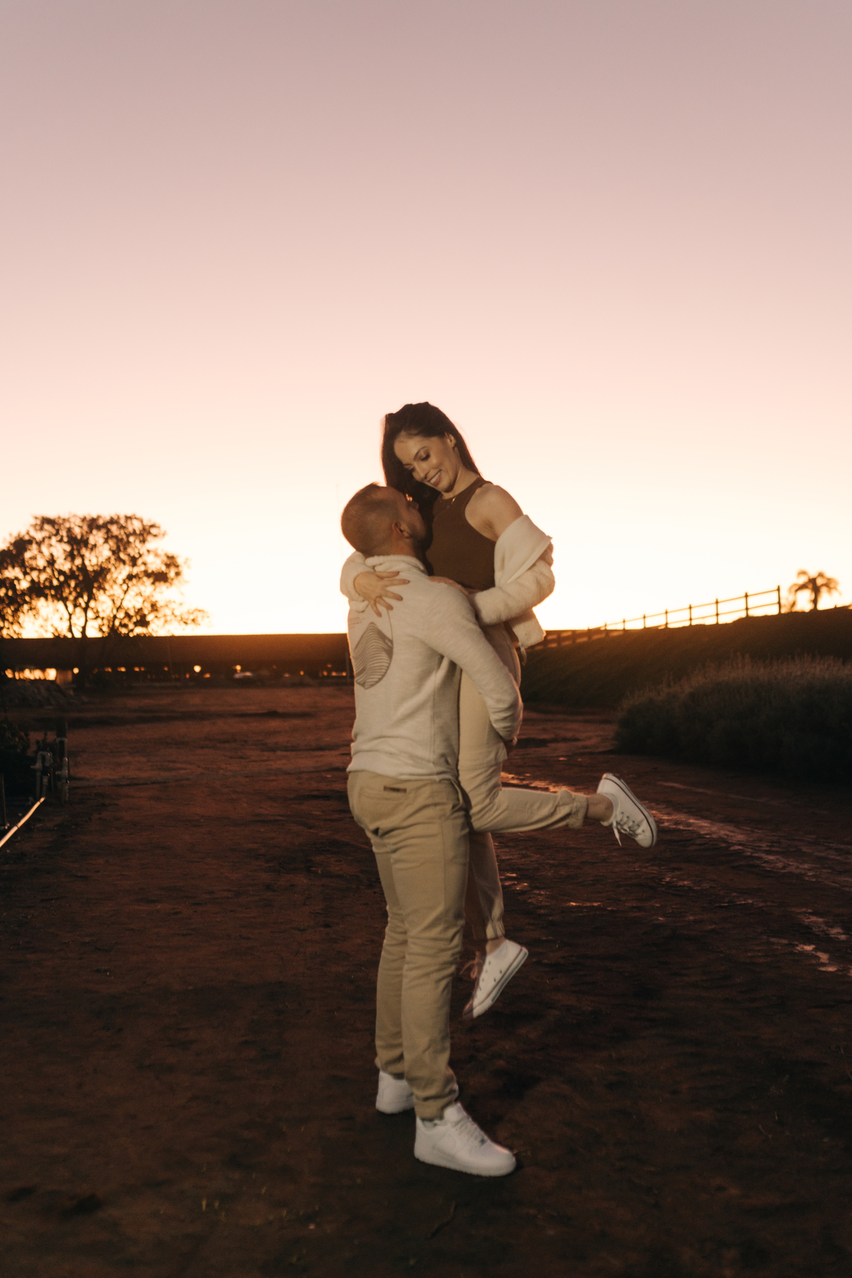 Fotos de casal em Holambra.
