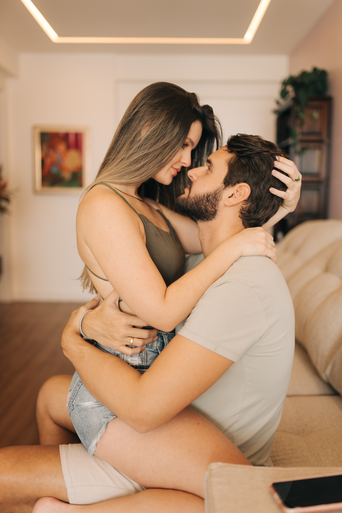 Pré wedding em casa.