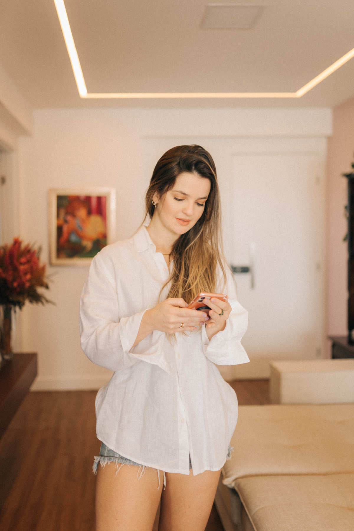 Pré wedding em casa.