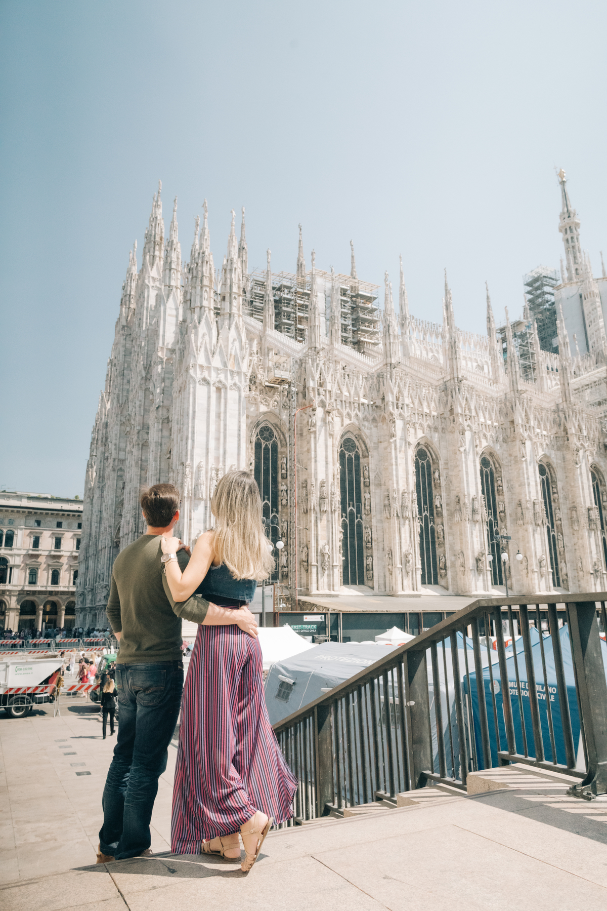 Ensaio de casal em Milão.