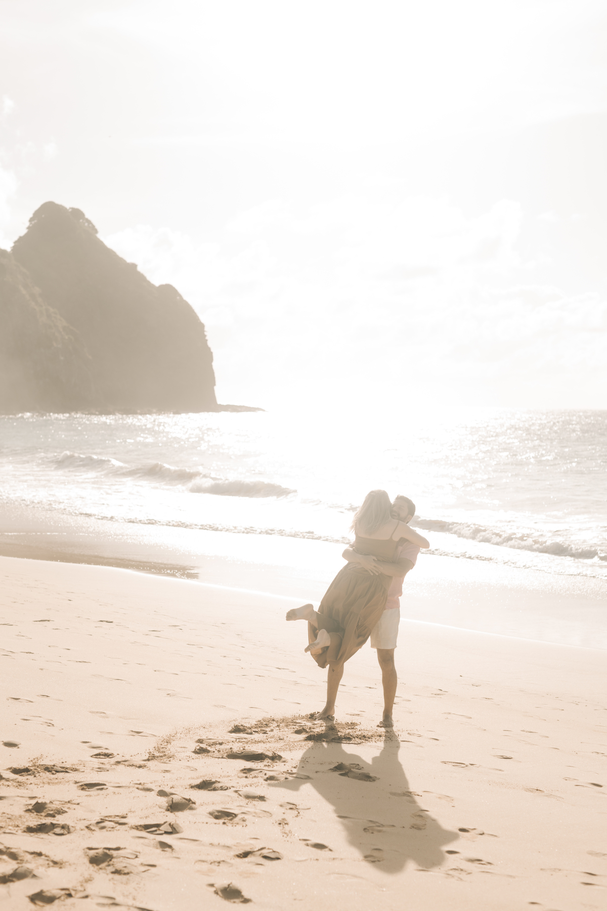 Ensaio pré wedding em Fernando de Noronha.