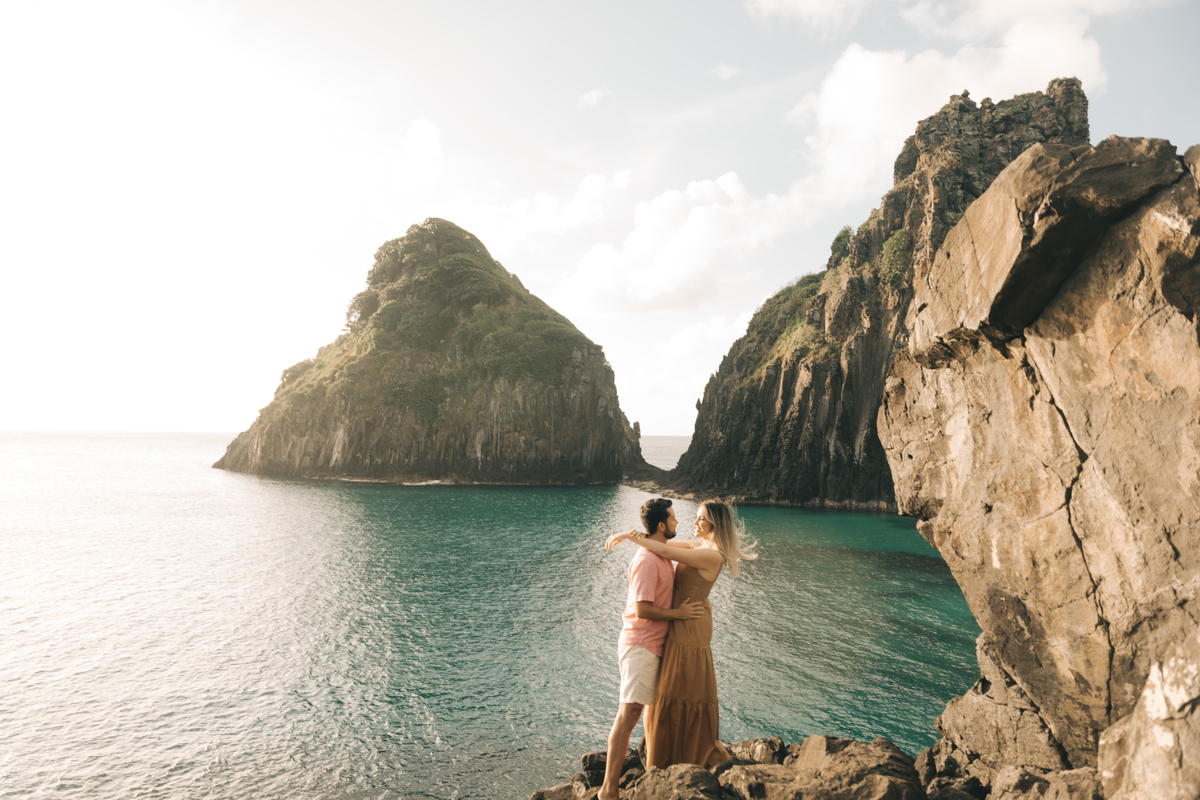 Ensaio pré wedding em Fernando de Noronha.