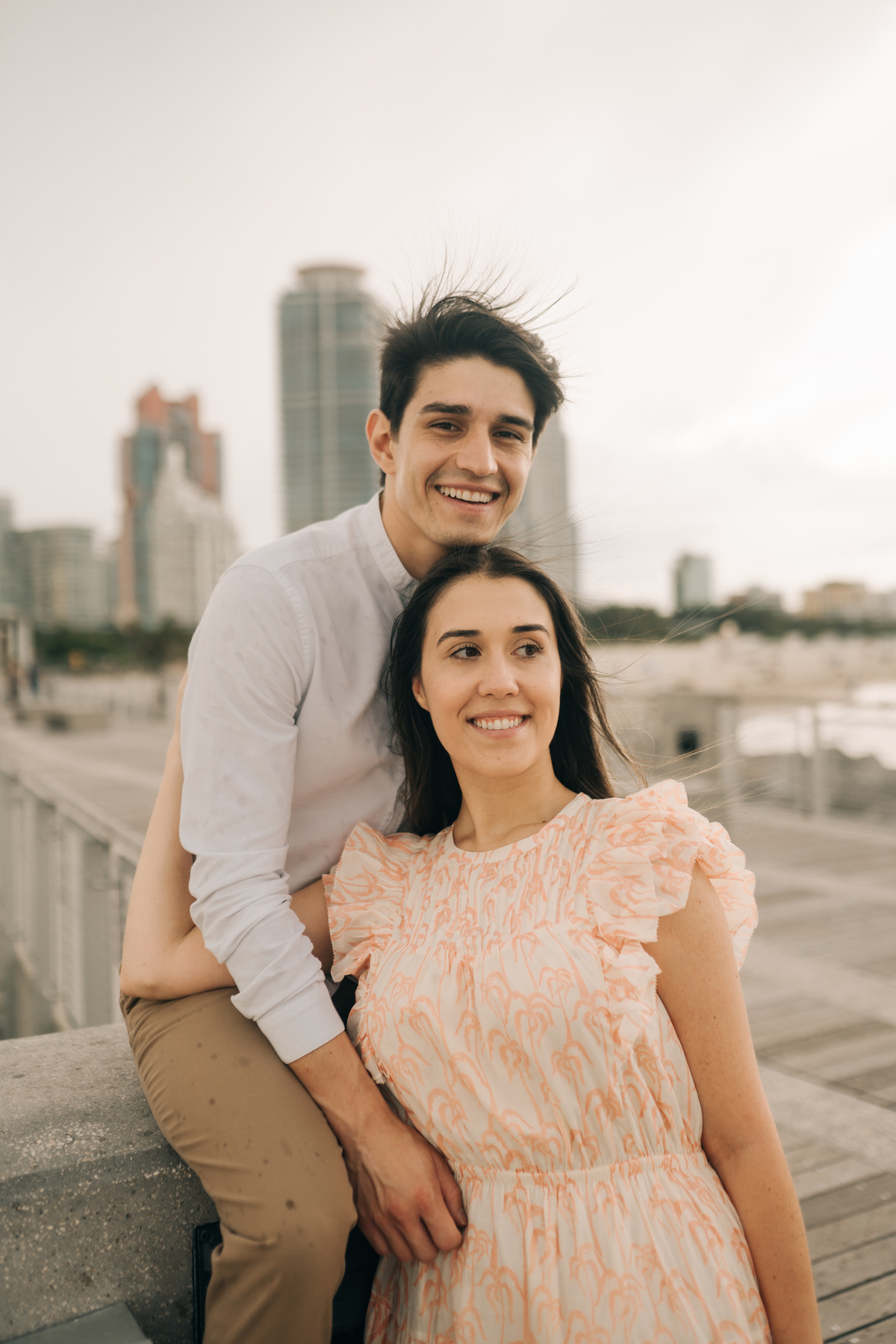 Ensaio de casal em Miami.