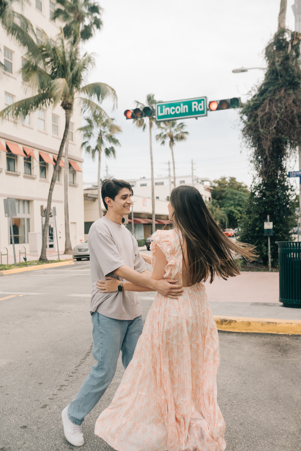 Ensaio de casal em Miami.
