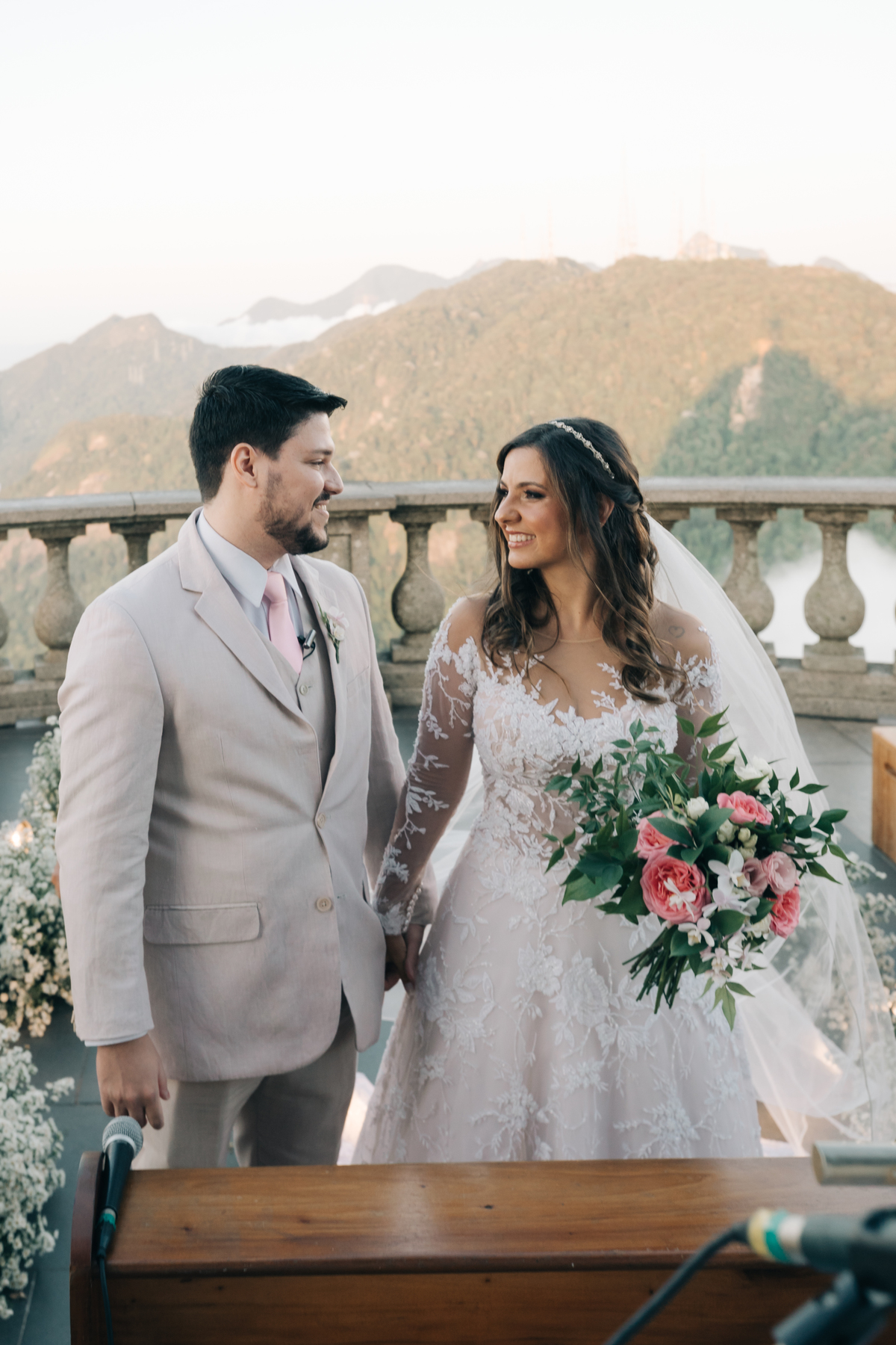 Casamento no Cristo Redentor.