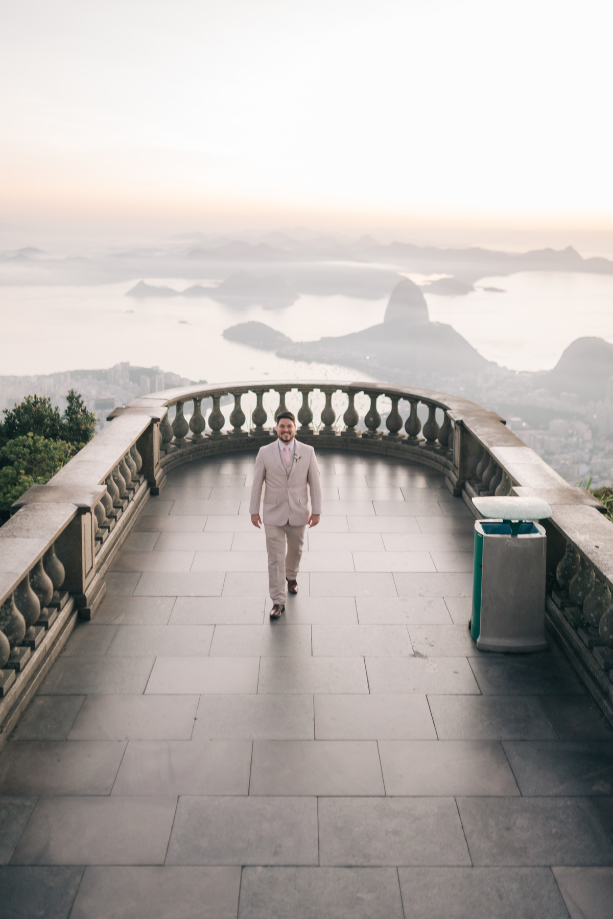 Casamento no Cristo Redentor.