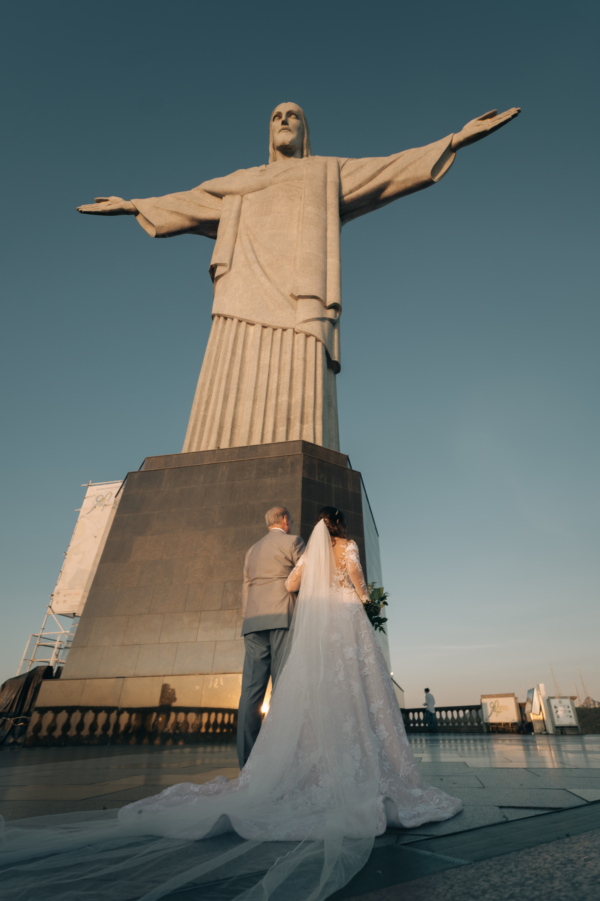 Casamento no Cristo Redentor.