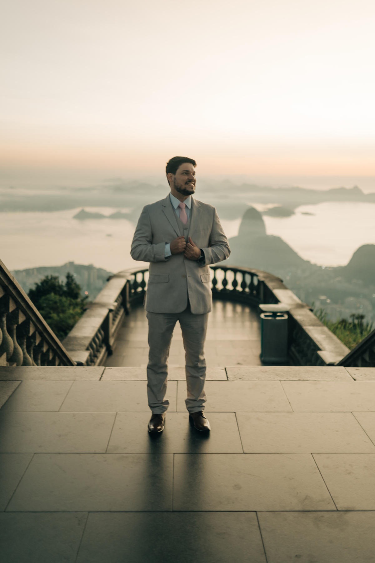 Casamento no Cristo Redentor.