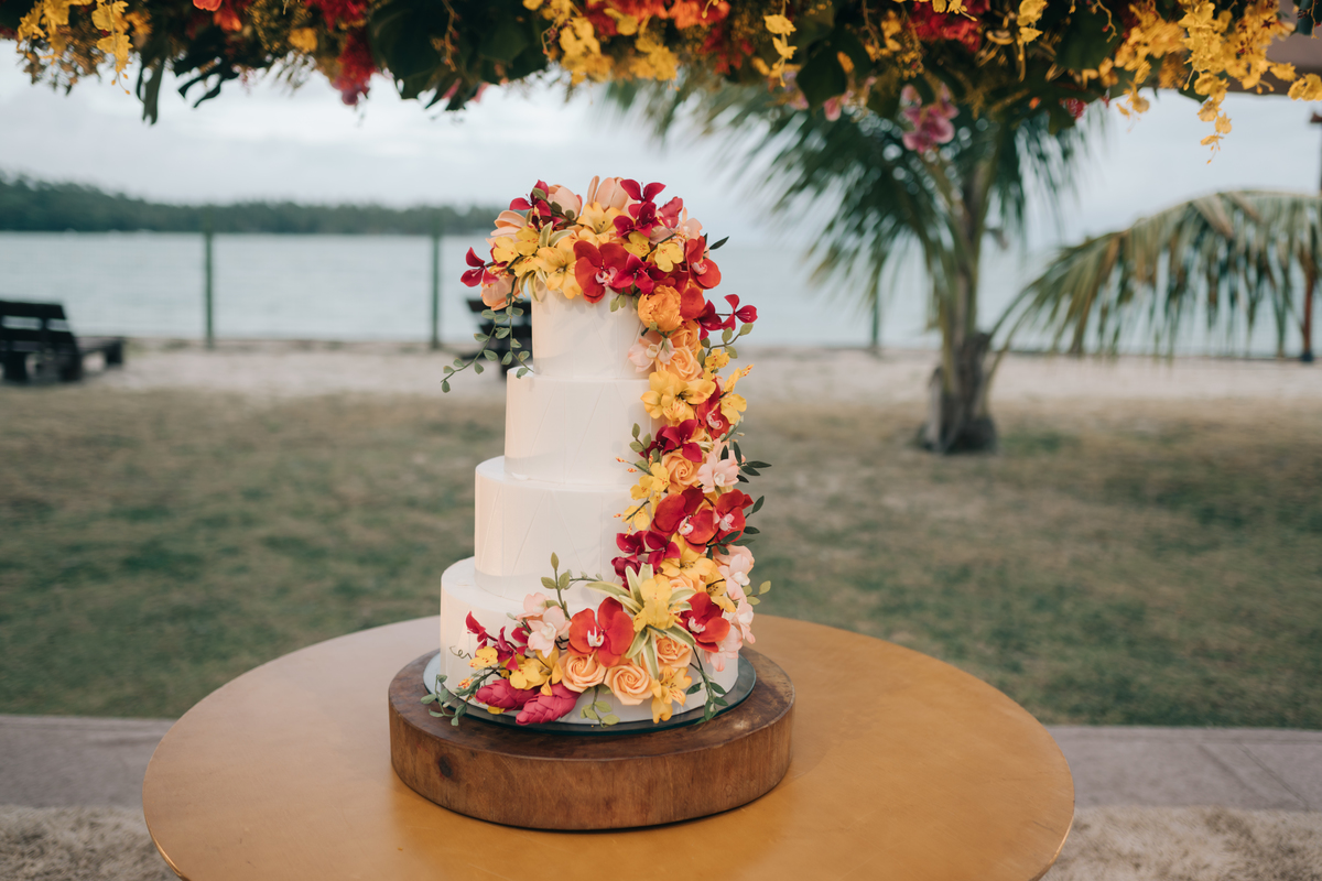 Decoração de casamento em Carneiros.