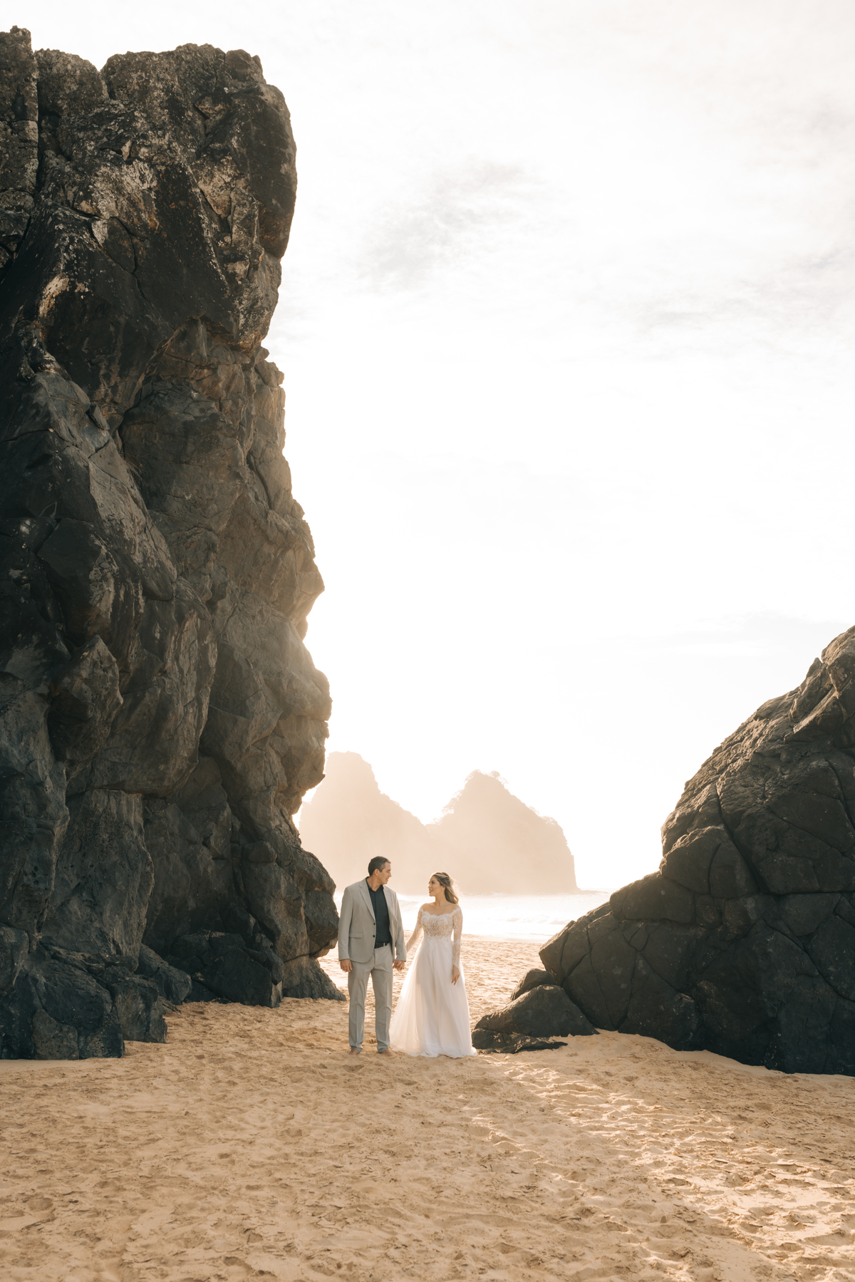 Ensaio de noivos em Noronha.