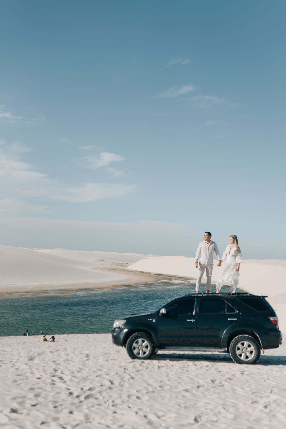 Ensaio de casal nos lençóis Maranhense.