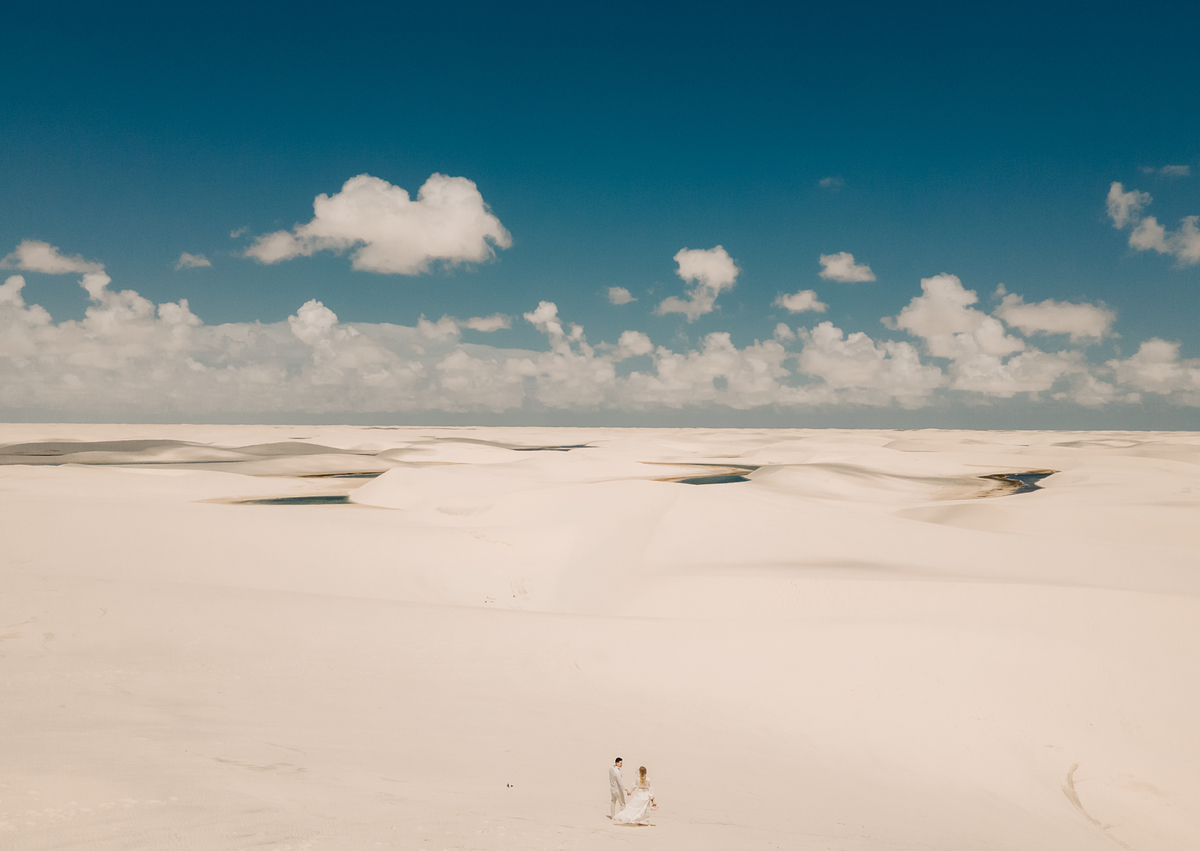 Ensaio de casal nos lençóis Maranhense.