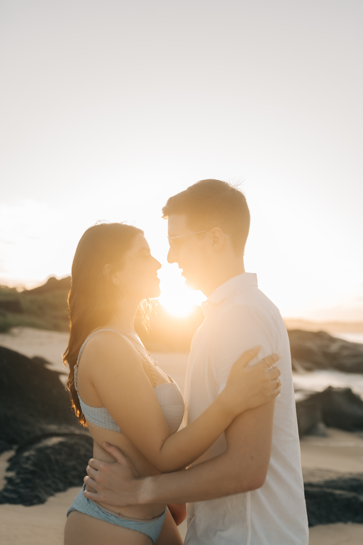 Ensaio pré casamento na praia do Paiva.