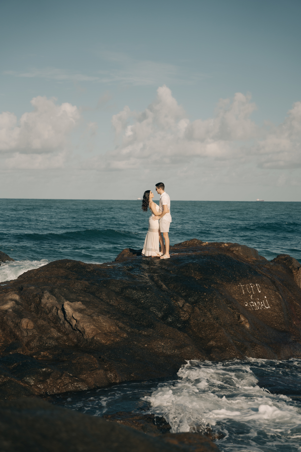 Ensaio pré casamento na praia do Paiva.