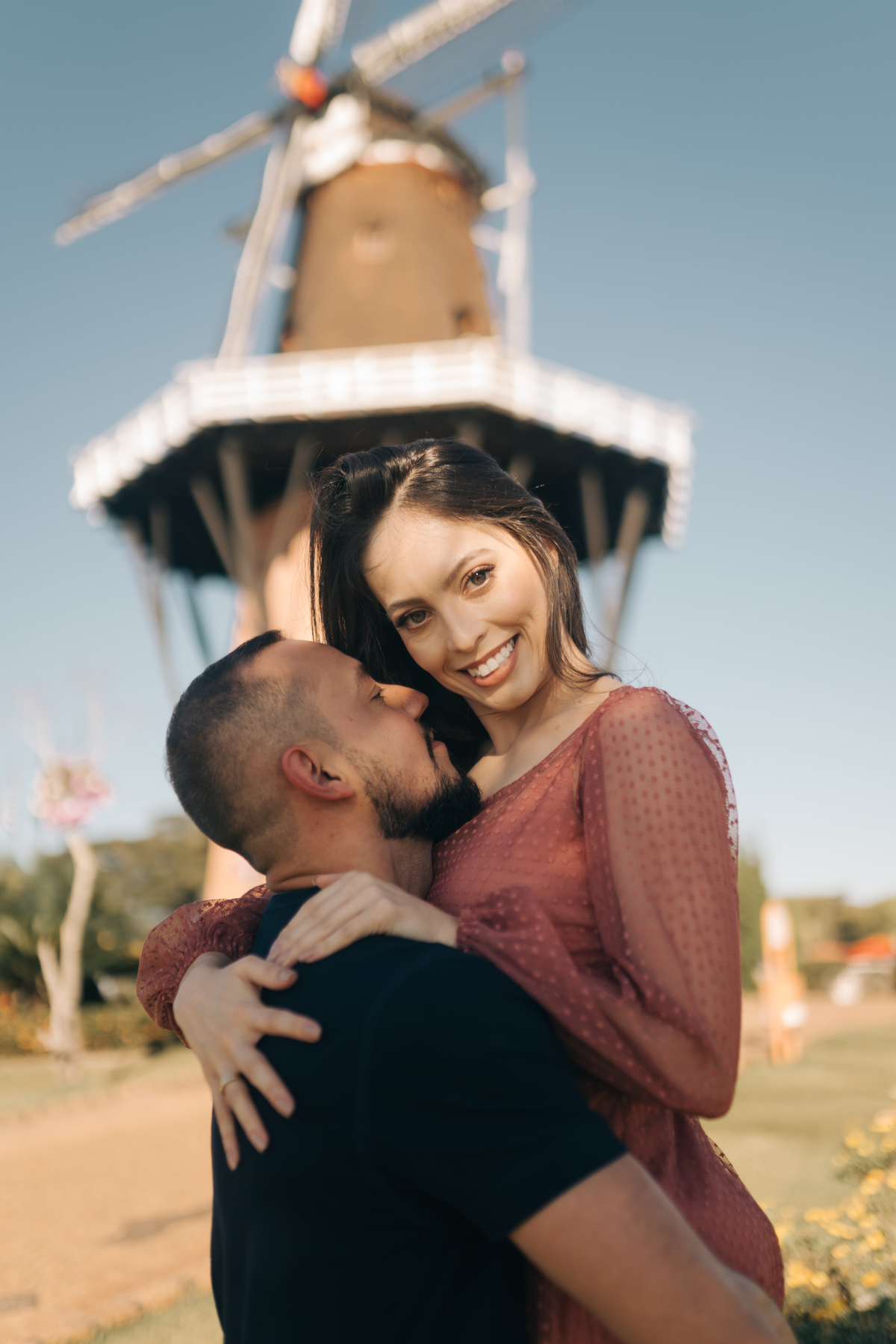 Ensaio de casal em Holambra.