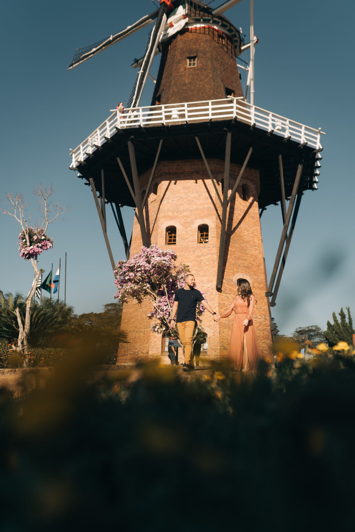 Ensaio de casal em Holambra.