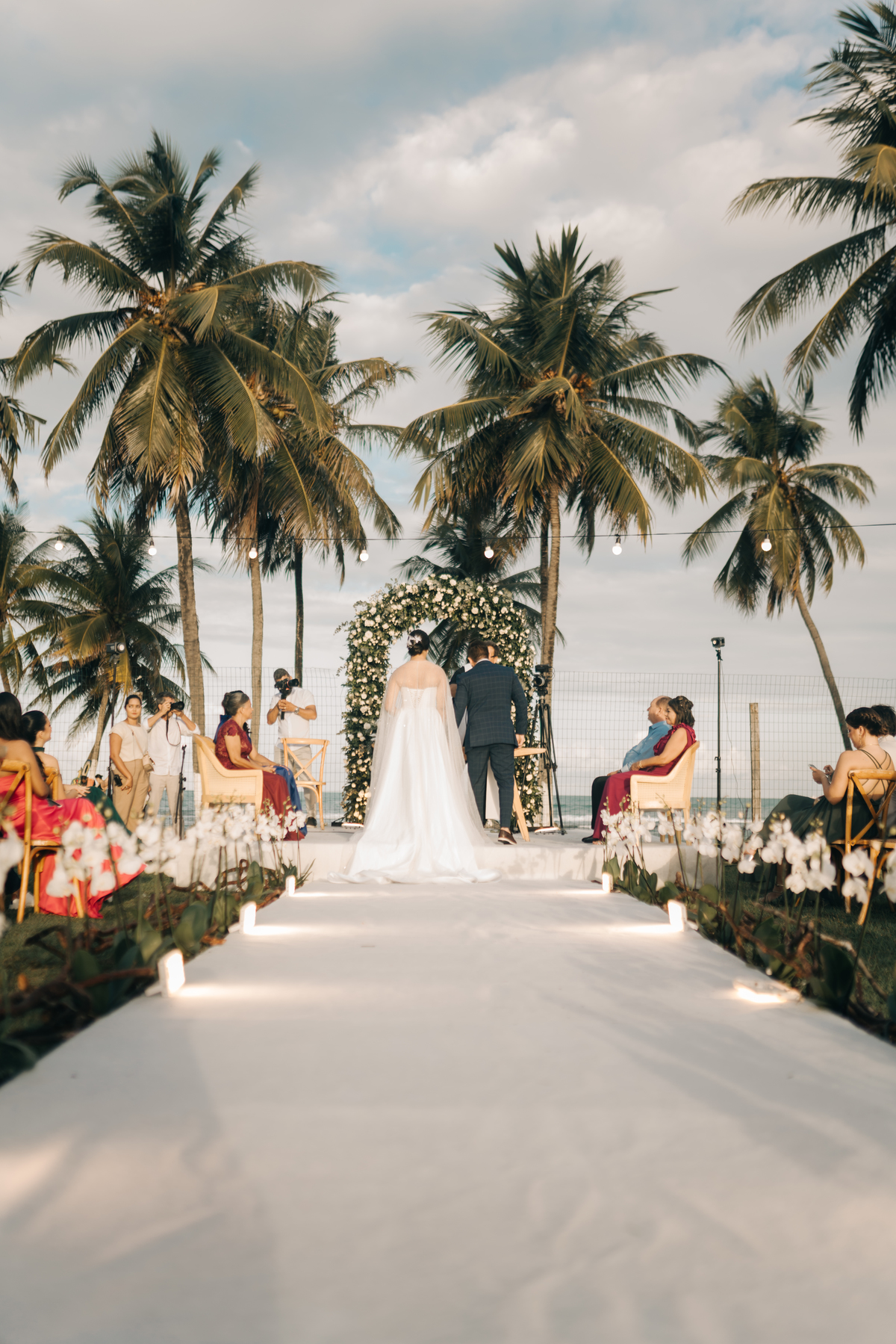 Casamento na praia.