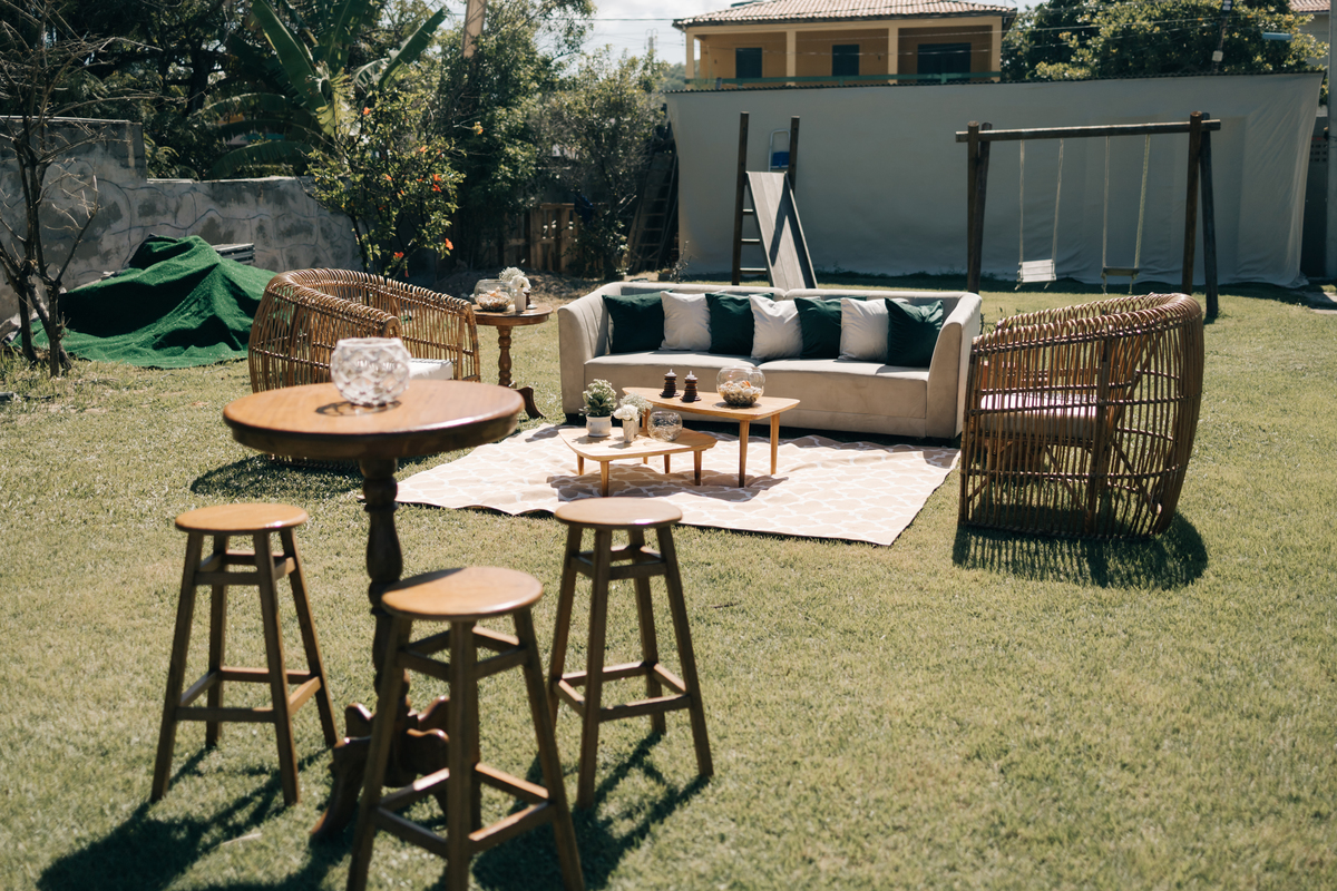 Decoração de casamento na praia.